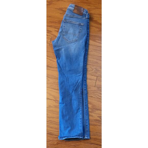 Hollister Jeans Men W28 X 28.5L Actual Slim Straight Advance Stretch Distressed - Picture 13 of 15